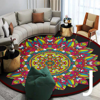 Tappeto mandala stile etnico