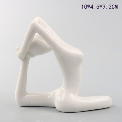 Scultura ragazza yoga