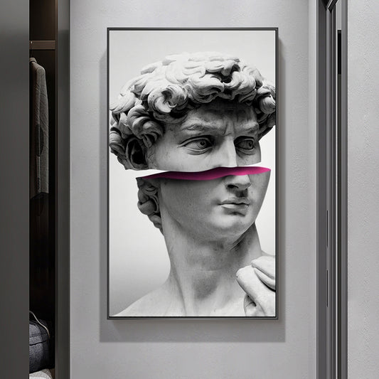 Quadro su tela Busto classico manipolato