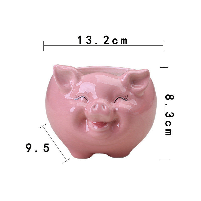Vaso Ceramica Animale