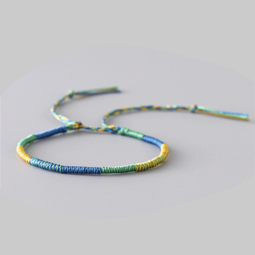 Bracciale intrecciato mosaico