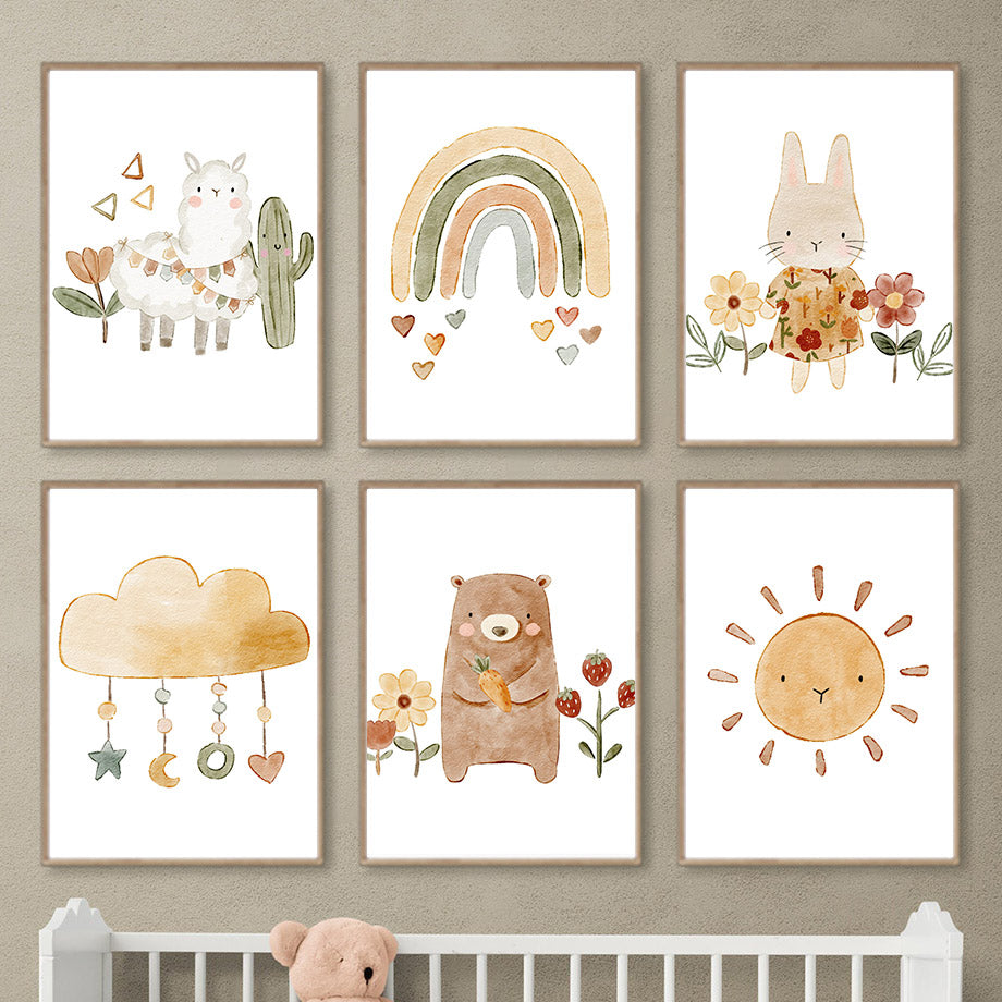 Quadro Animali boho