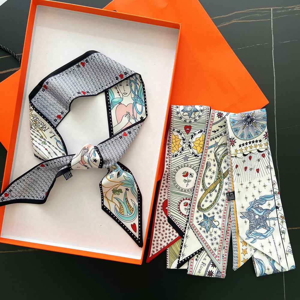 Foulard seta tarocchi