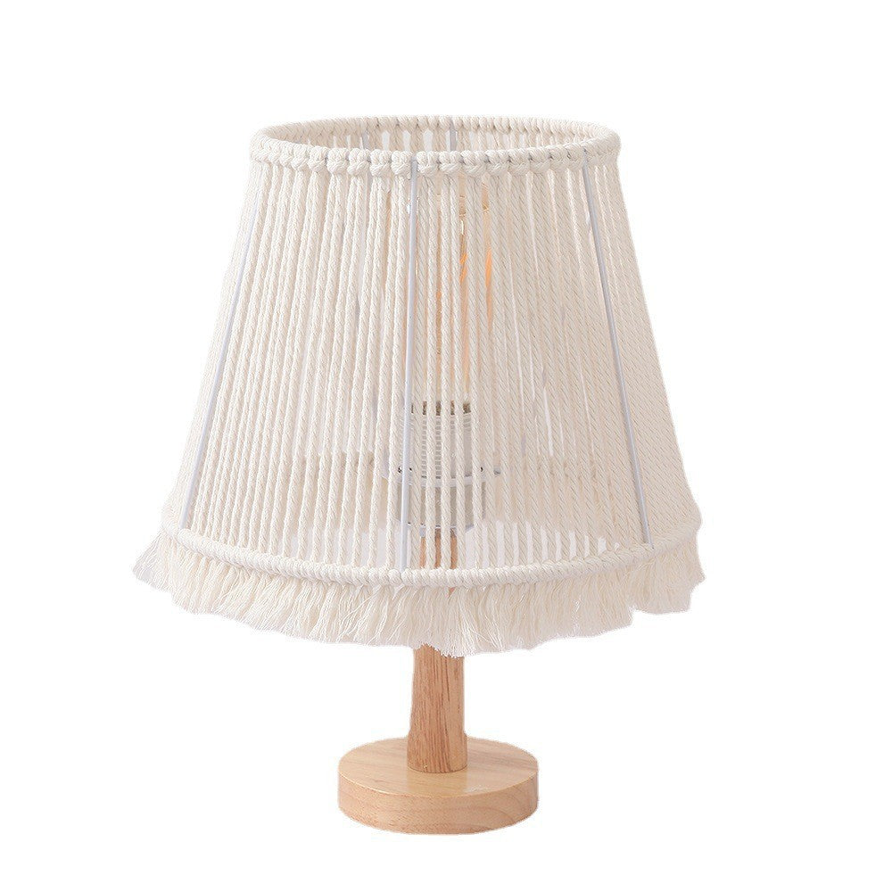 Lampada da comodino intrecciata