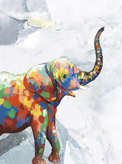 Quadro Elefante Astratto
