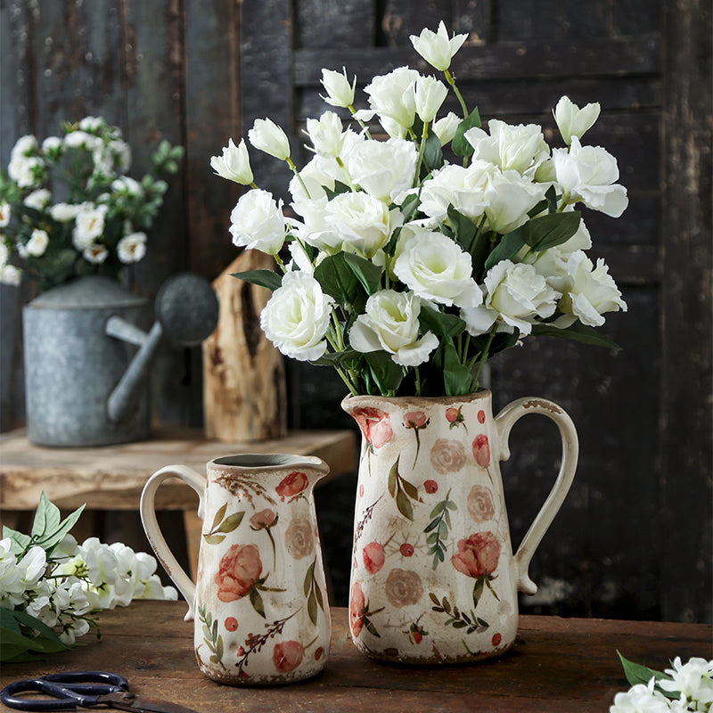 Vaso Ceramica Retro Francese