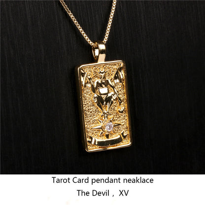 Collana tarocchi ventidue arcani mini oro