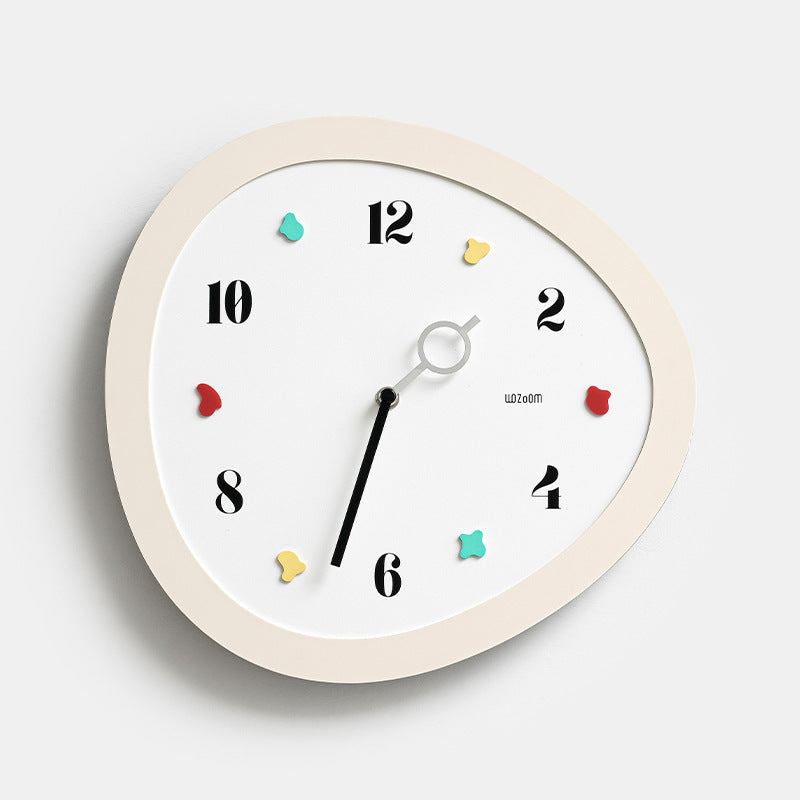 Orologio da parete Cornice tessuto naturale