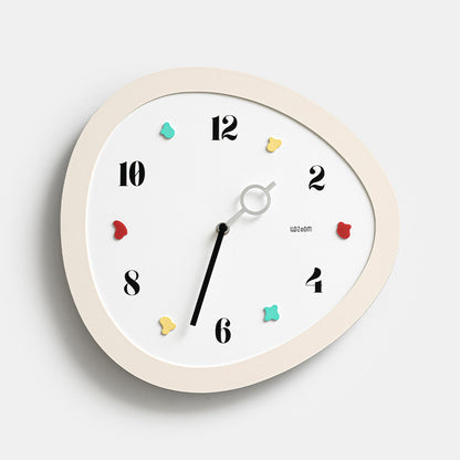 Orologio da parete Cornice tessuto naturale