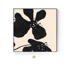 Quadro orchidea bianco nero