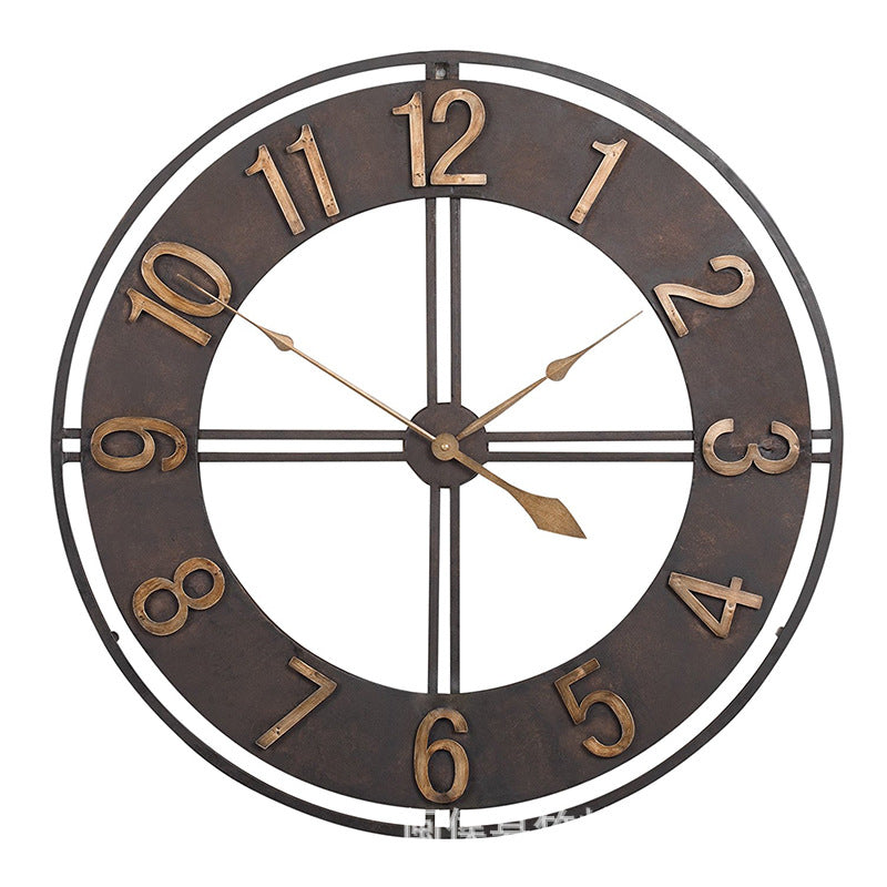 Orologio da parete Numeri romani cross