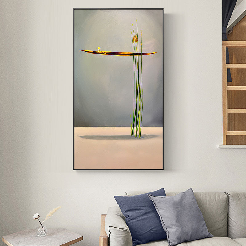 Quadro barca astratta