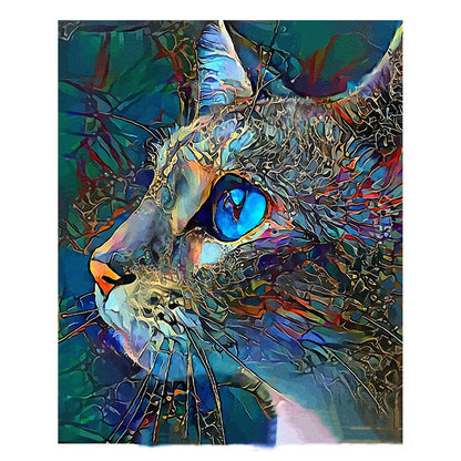 Dipinto diamanti gatti
