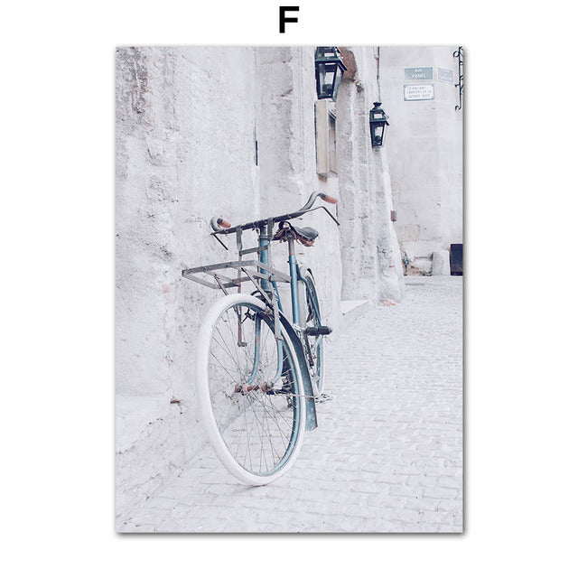 Poster lavanda e bicicletta