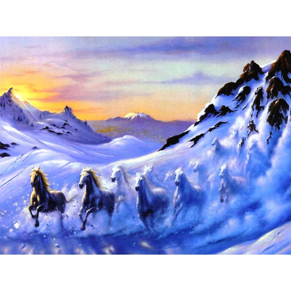 Quadro mosaico diamanti