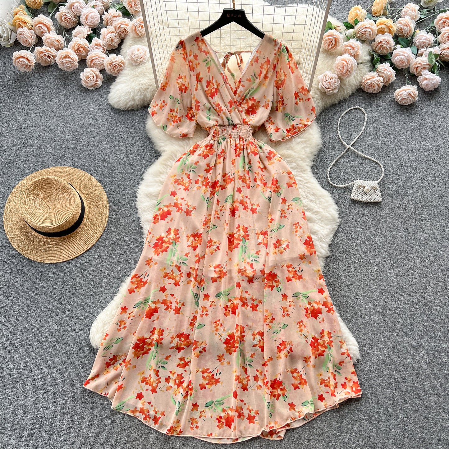 Vestito Stampa Retro