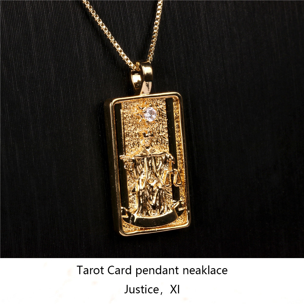 Collana tarocchi ventidue arcani mini oro
