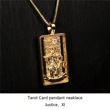 Collana tarocchi ventidue arcani mini oro