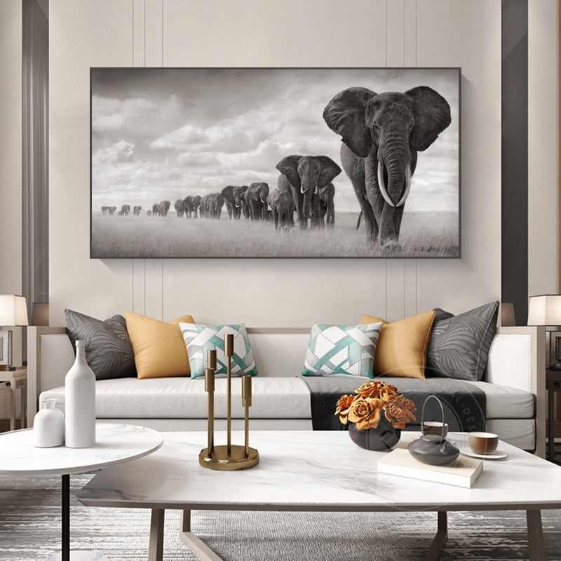 Quadro elefante africano