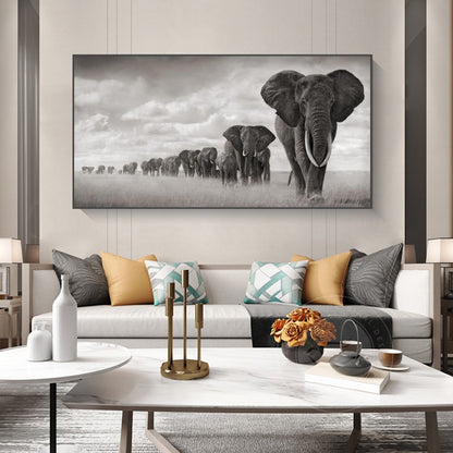 Quadro elefante africano