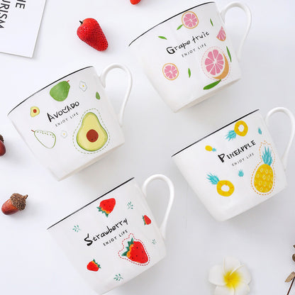 Tazza fragola stile nordico