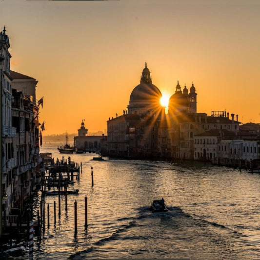 Quadro su tela Venezia tramonto