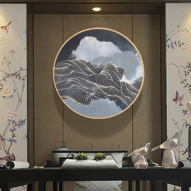 Quadro in MDF Montagne stile cinese
