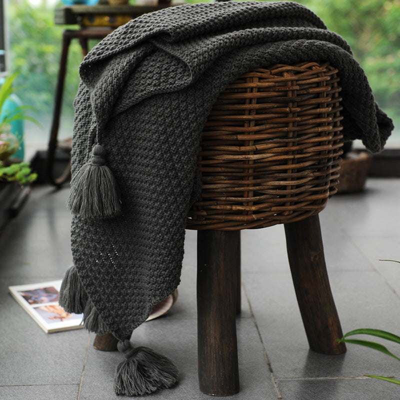 Coperta lana tricot