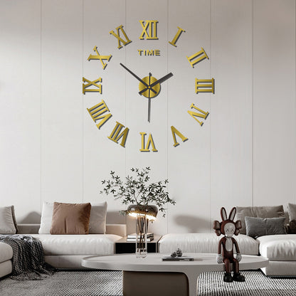 Orologio da parete Numeri neon verde