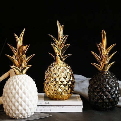 Ananas decorativo in ceramica
