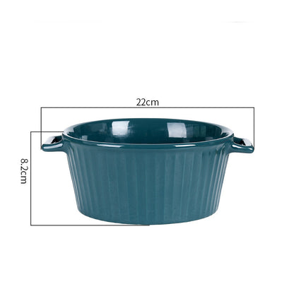 Insalatiera ceramica con coperchio