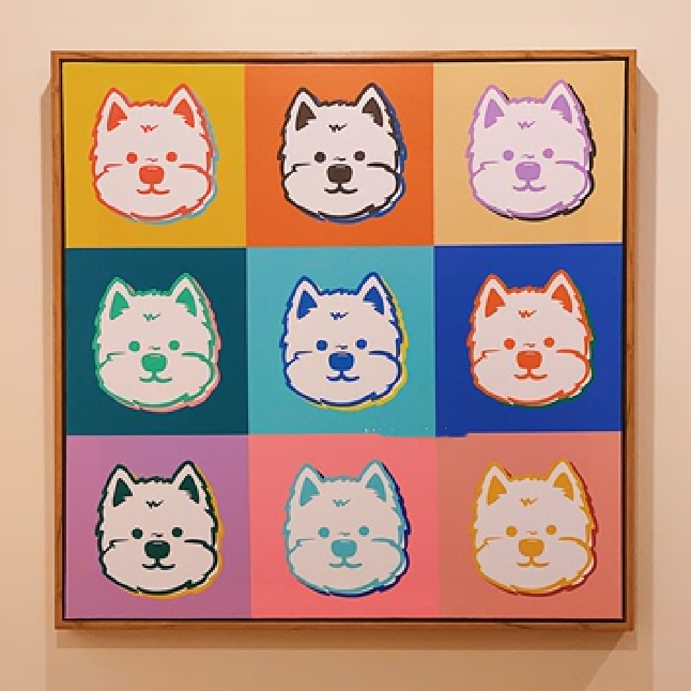 Quadro cartoon moda