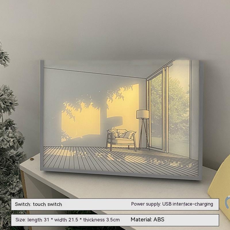 Quadro Minimalista Luminoso