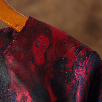 Abito Jacquard Dipinto