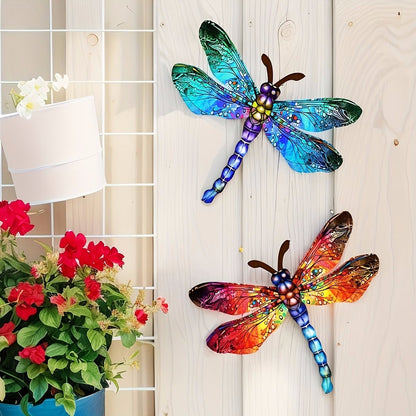 Decorazione libellula metallo