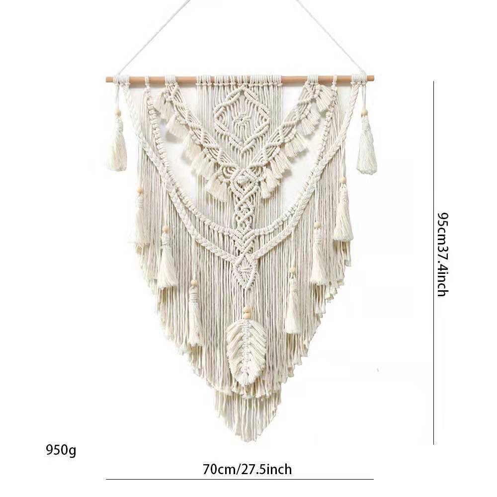 Tappeto bohemien con frange