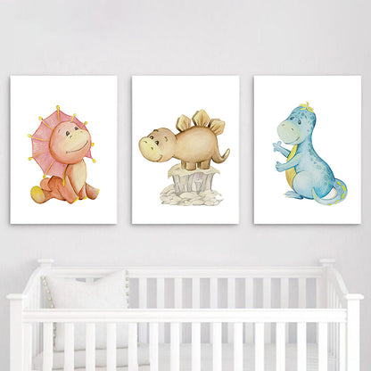 Quadro dinosauro per cameretta