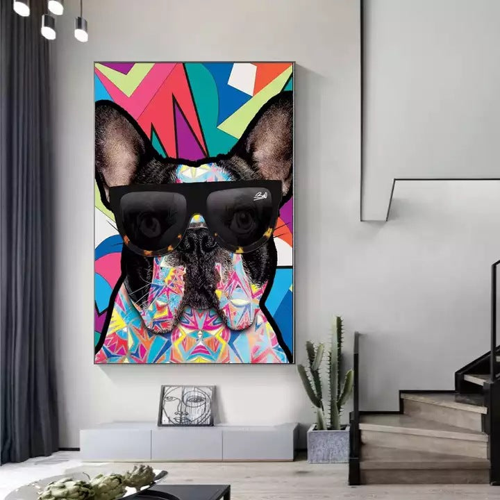 Poster graffiti animali