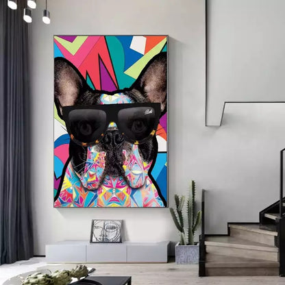 Poster graffiti animali