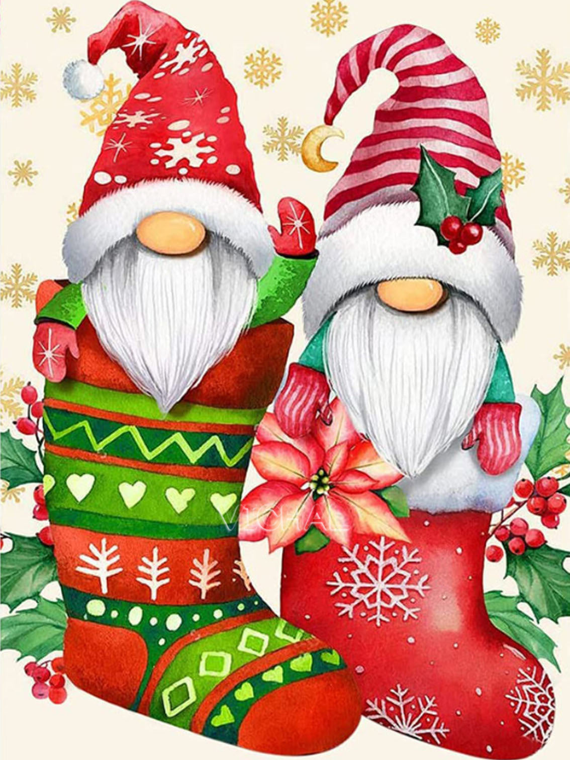 Diamond painting Babbo Natale