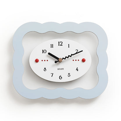 Orologio da parete Cornice ondulata decorativa