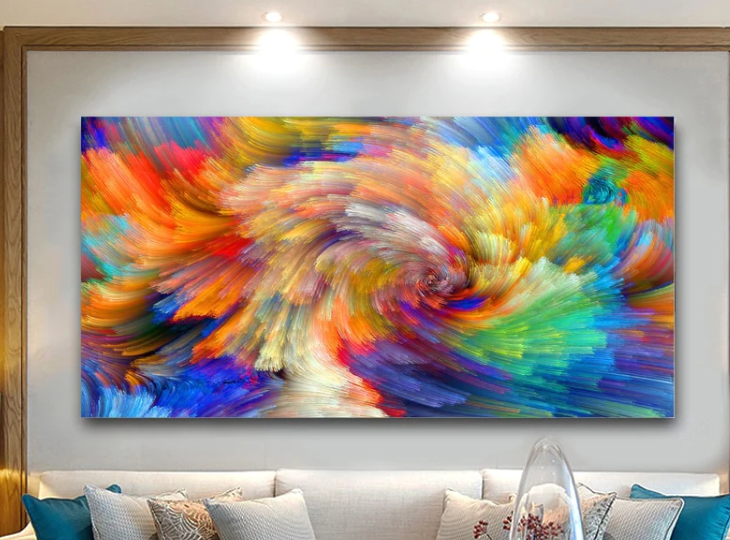 Quadro onde arcobaleno