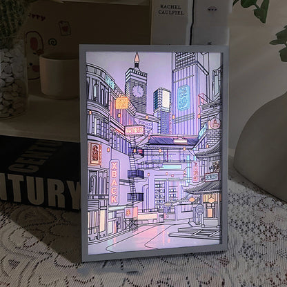 Quadro luminoso minimalista