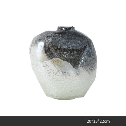 Vaso con texture astratta