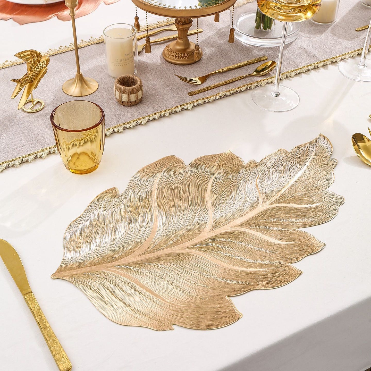 Set tavola foglia acero