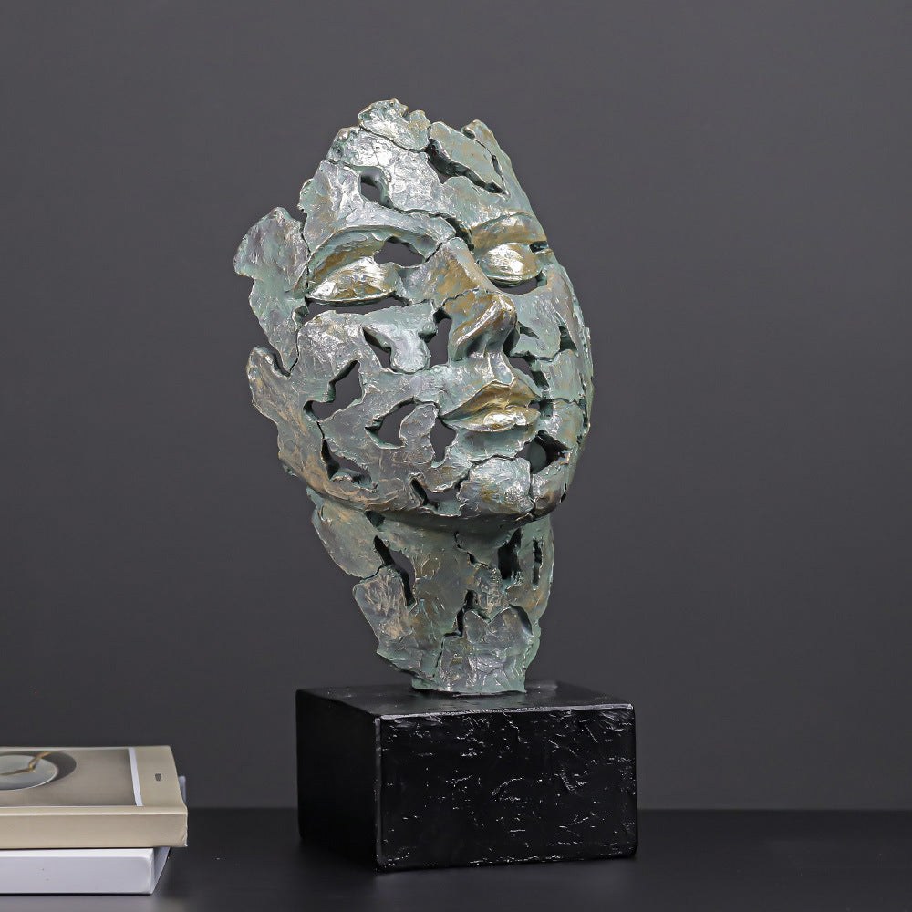 Scultura viso meditativo
