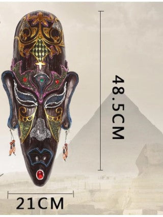 Maschera africana resina