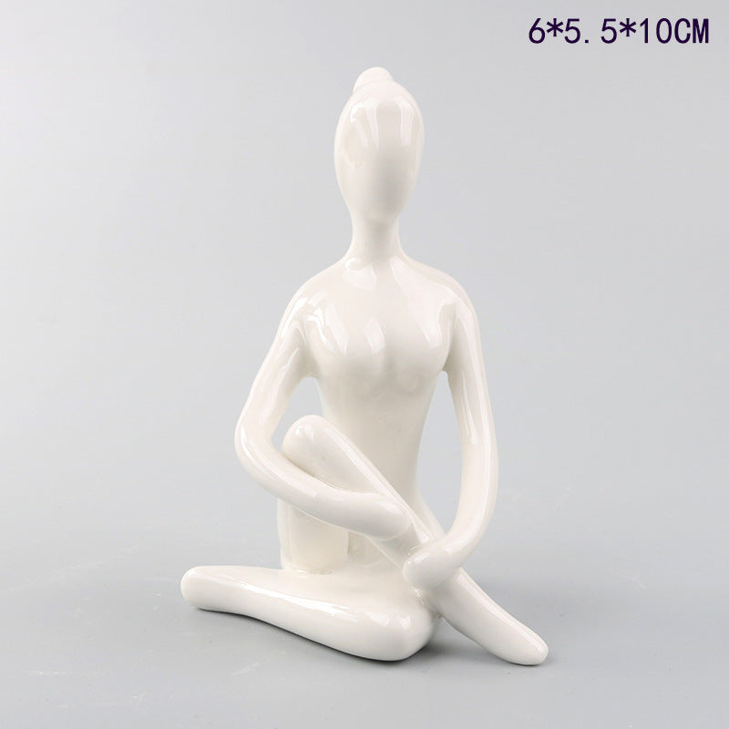 Scultura ragazza yoga