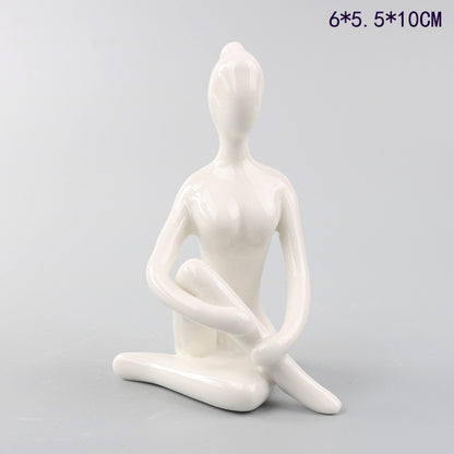 Scultura ragazza yoga