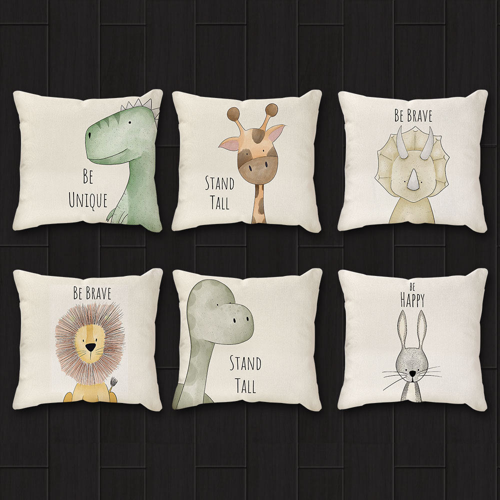 Federa cuscino leone cartoon